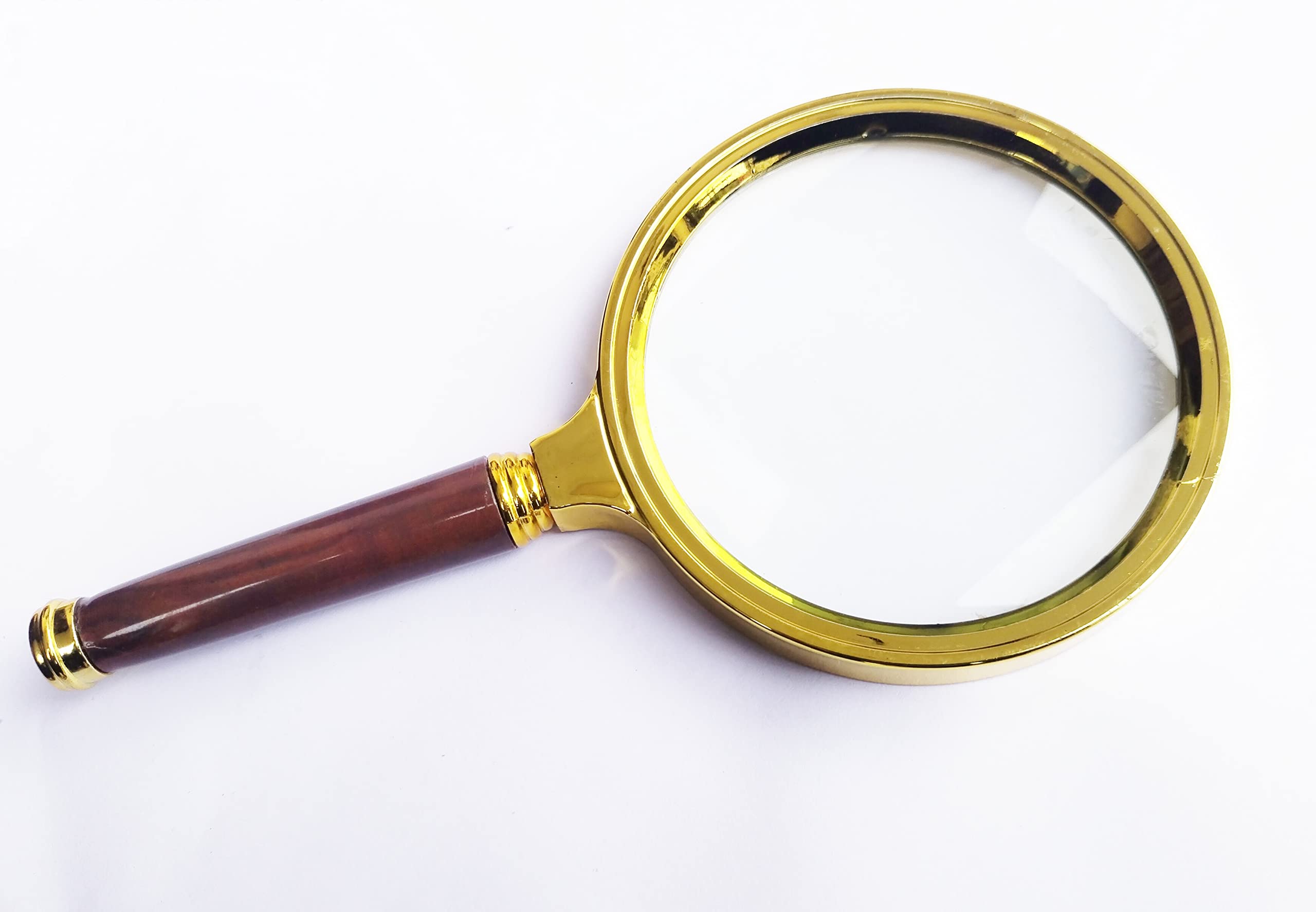 Anand traders DWIJ 90mm golder frame magnifier 1