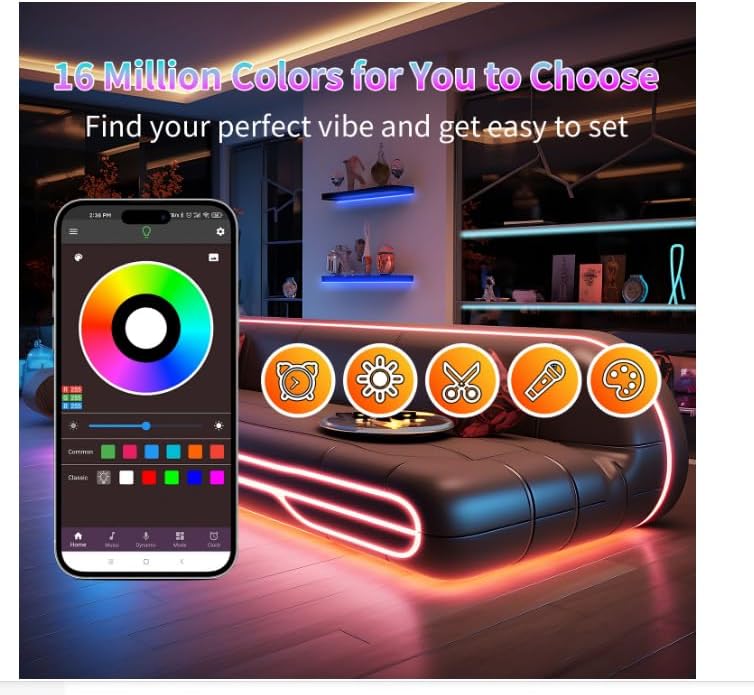 Transform Your Space: A Review of 150FT RGB LED Lights for Ultimate Bedroom Ambiance