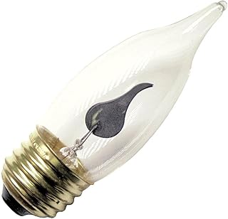 Westinghouse Lighting 03757 Corp 3-watt Flicker Flame Bulb, Clear