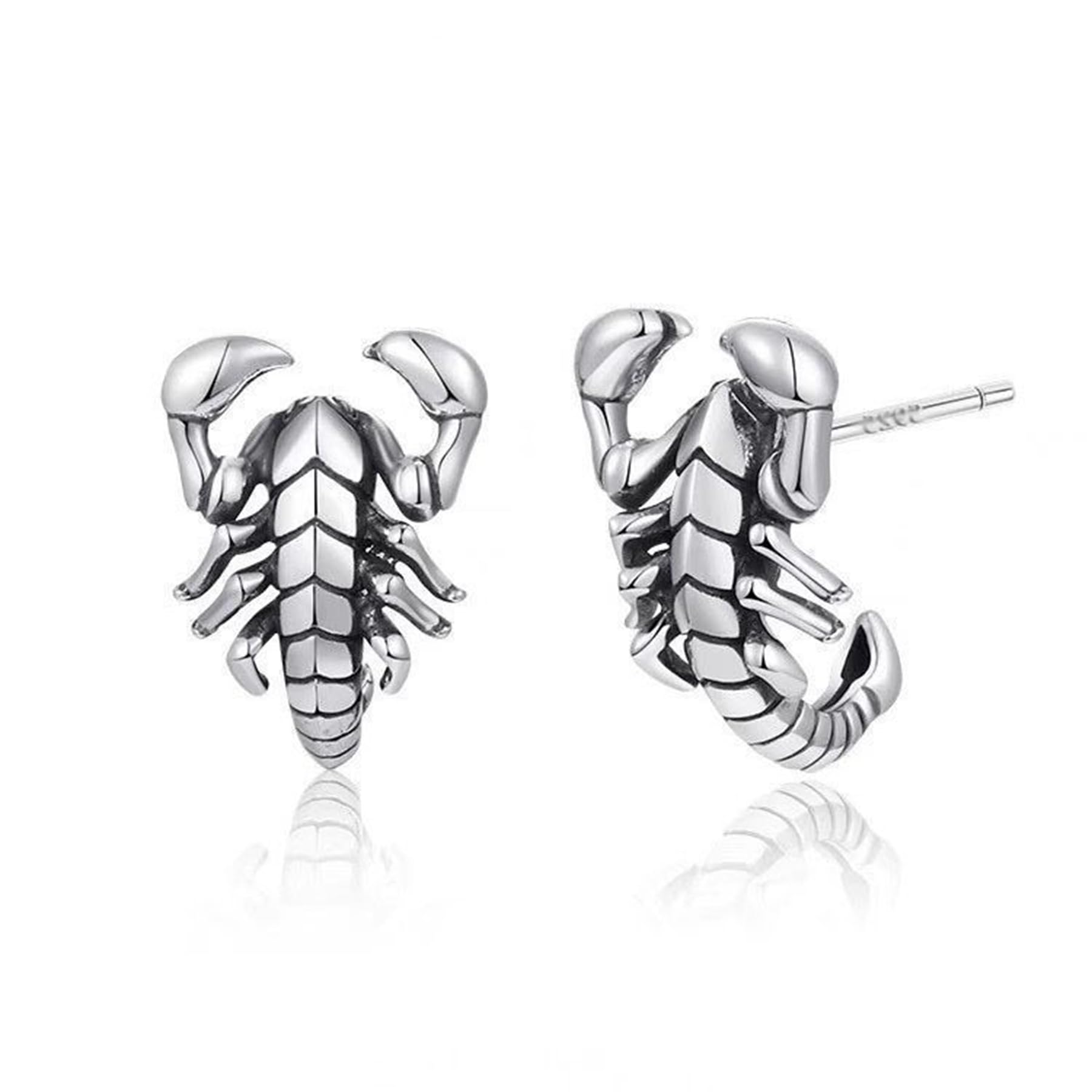 Scorpion Earrings Sterling Silver Scorpion Cuff Earrings Piercing Cartilage Cuff Earrings Scorpion Jewelry Gifts for Men Women, GOLD