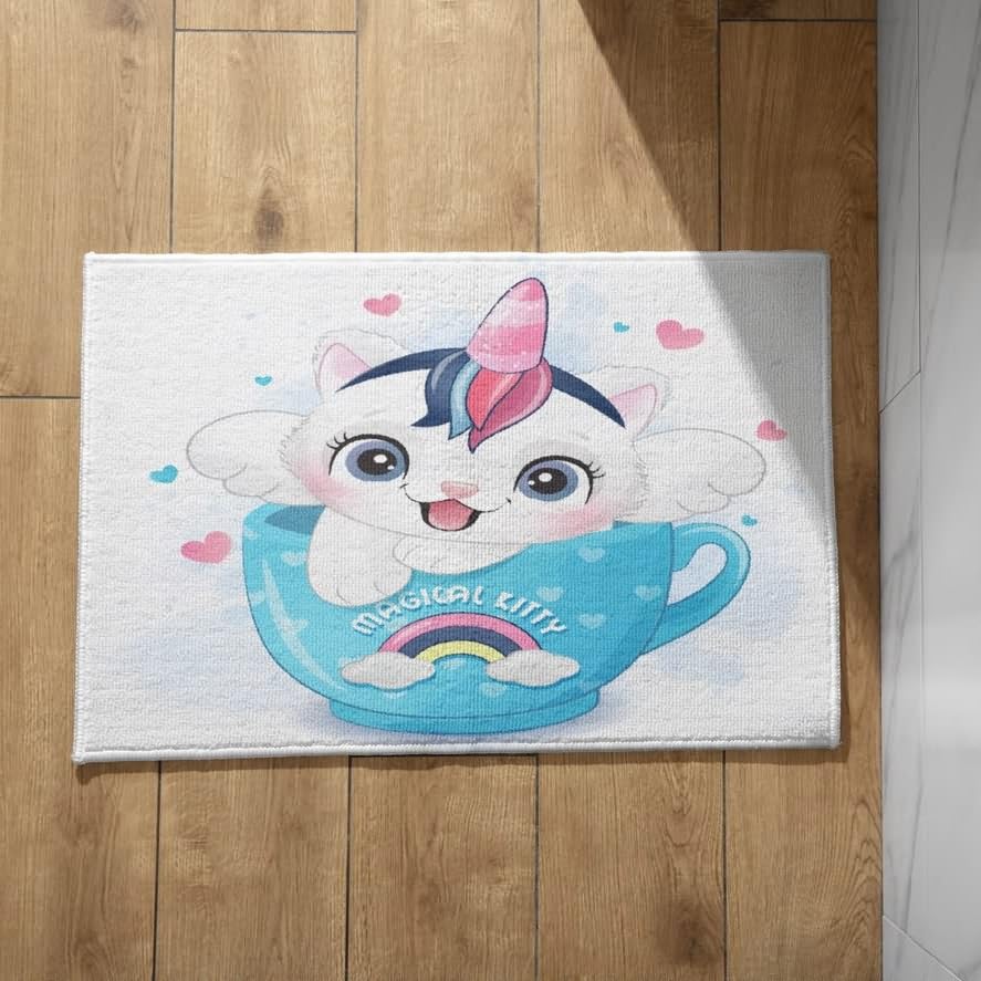 Tapis d entrée intérieur au motif chat pour une maison accueillante