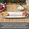 Pfaltzgraff Winterberry Season's Greetings Serving Tray with Dip Bowl, 2 Piece, Multicolored