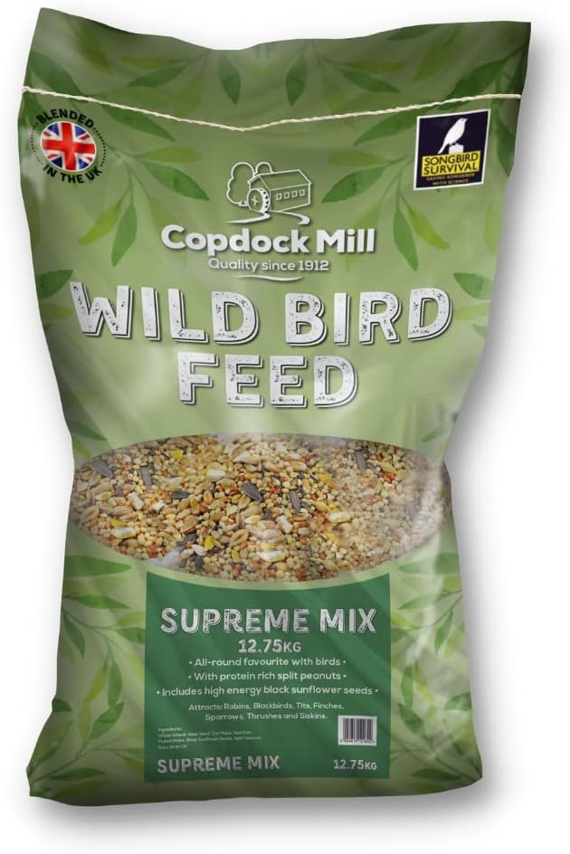 Copdock Mill Wild Bird Seed & Grain Mix 20kg Bag – All Year-Round High ...