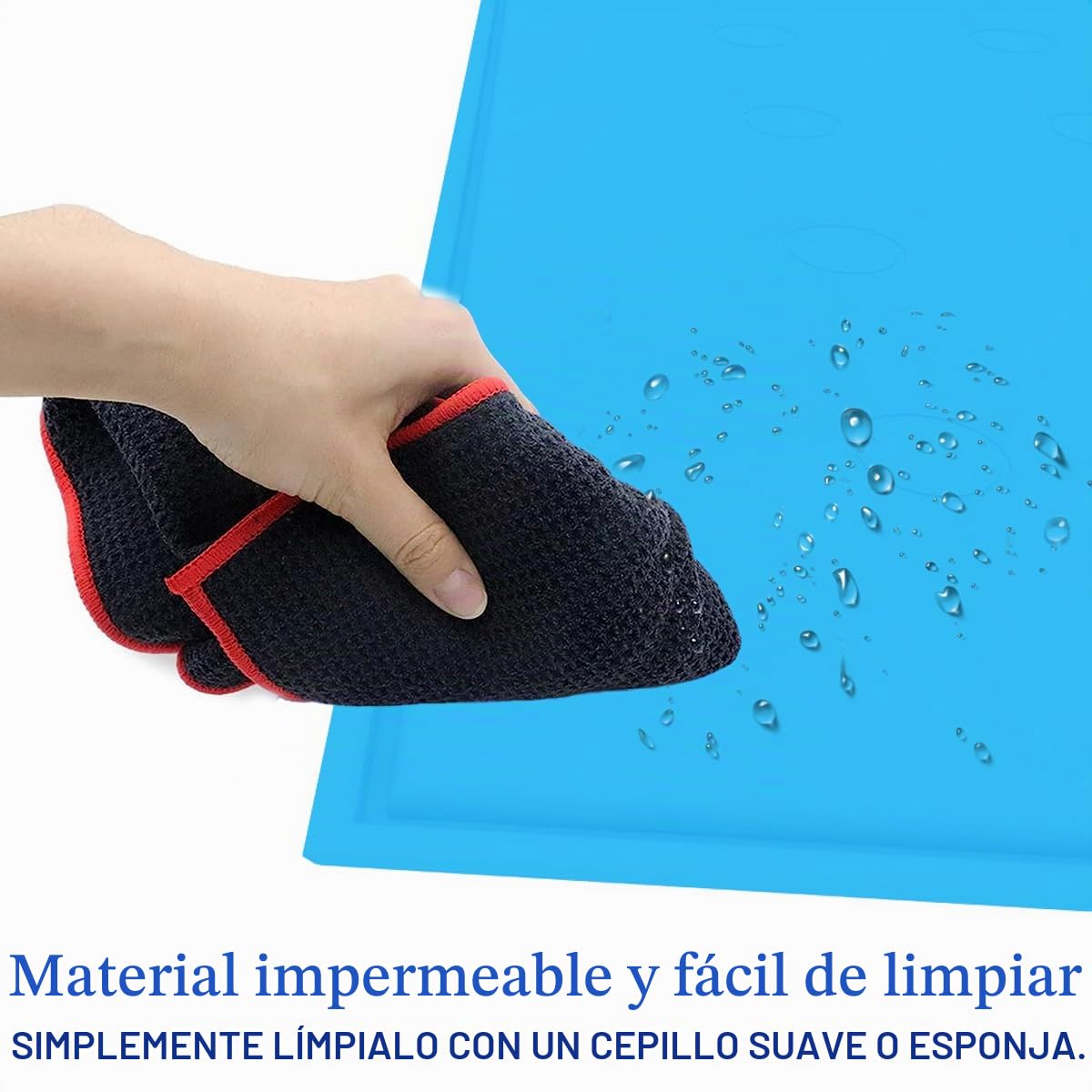 FFTT Pro Alfombrilla de Gel de Enfriamiento para Adultos, Almohada de Enfriamiento para Humanos, para Sudoración Nocturna y Mejora de la Calidad del Sueño, Funda de Cama Individual, Topper de Colchón