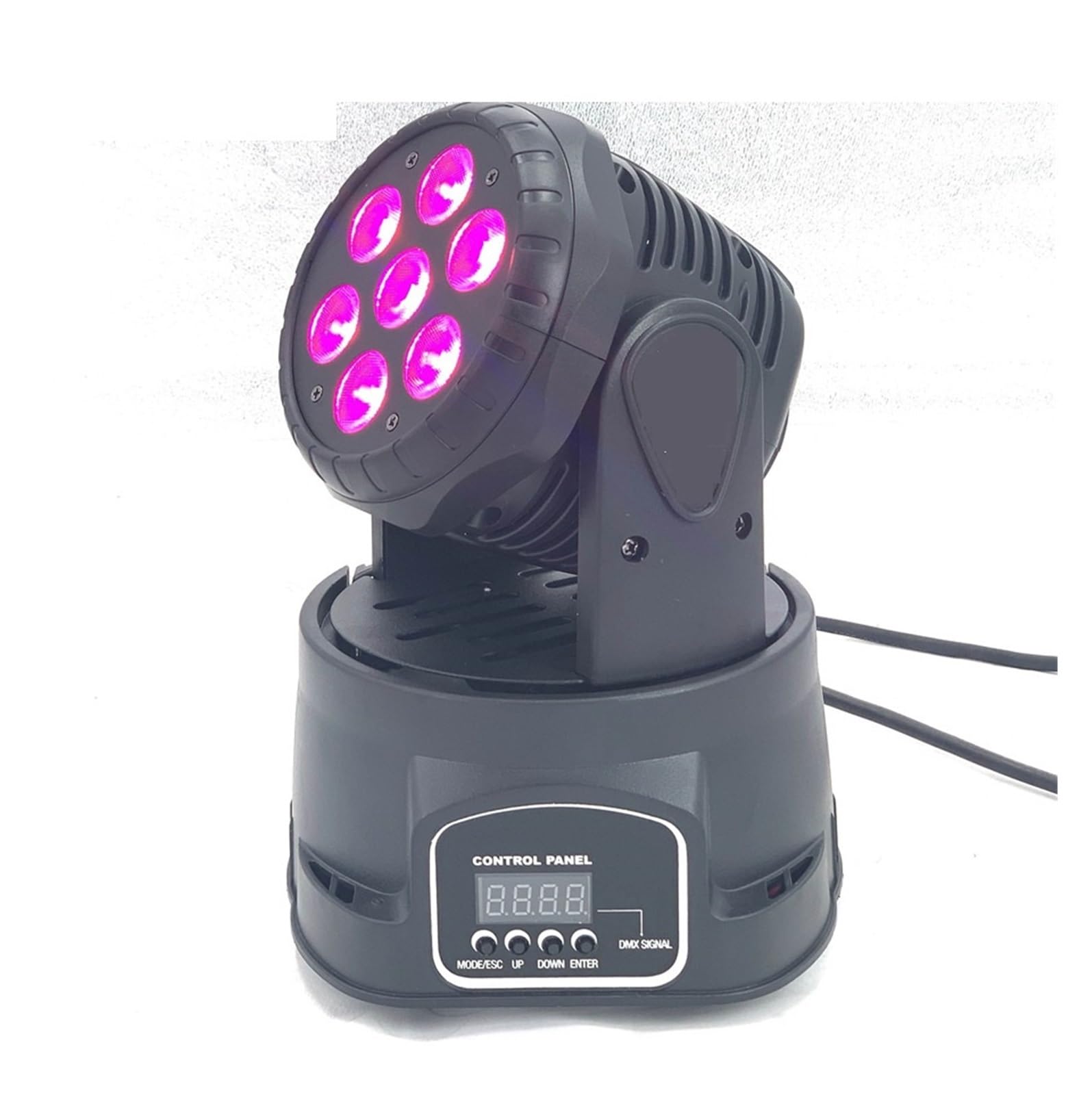 Luce da palco per DJ, LED 7x18W Mini testa mobile a LED 6in1 professionale for effetto palco for discoteca DJ musica festa club danza Uplight per Eventi