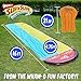 Wham-O Slip N Slide 16ft Double Lawn Water Slides with Sprinkler Lane & 2 Inflatable Boards, Super Slip Slides for Summer Backyard Outdoor Water Activities