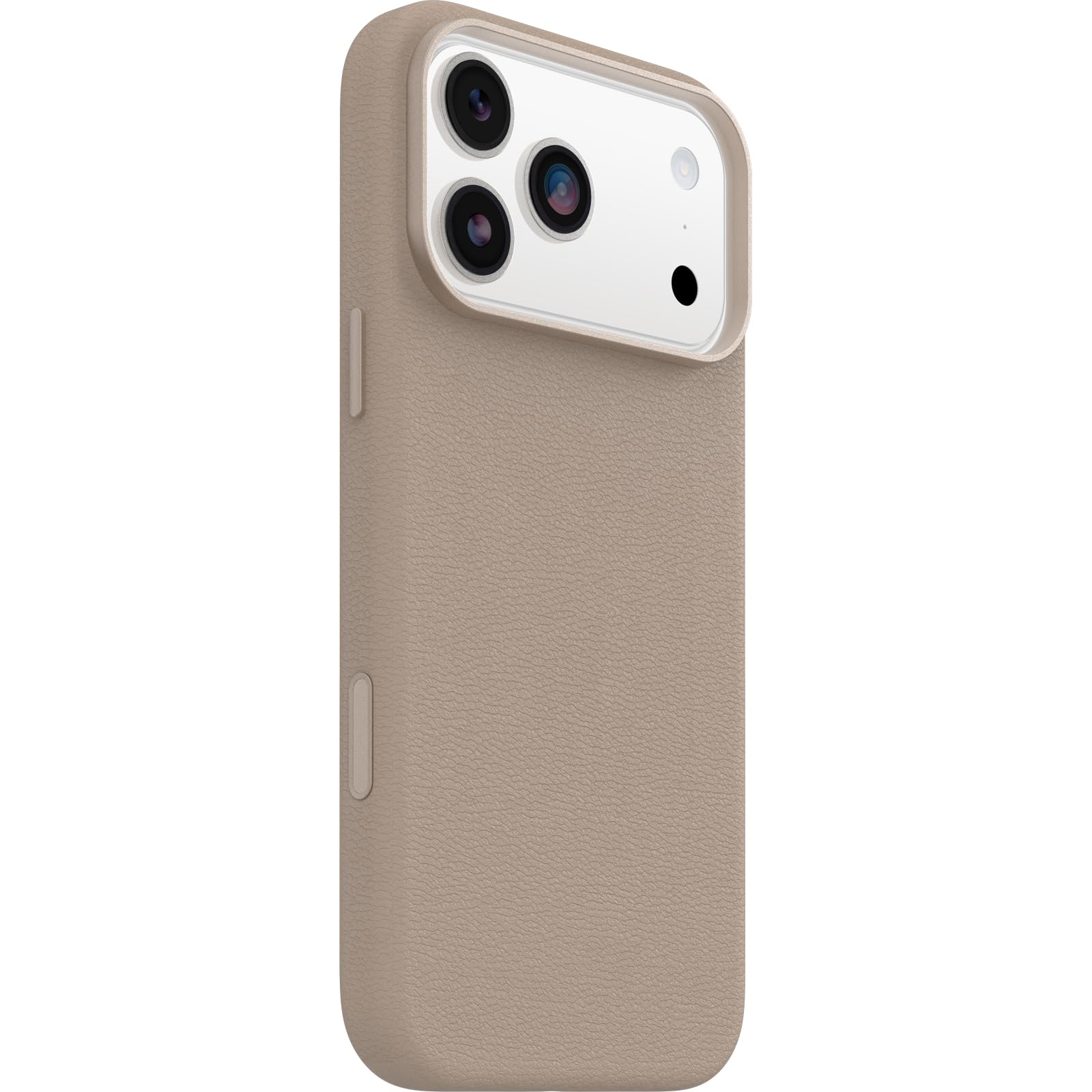 Otterbox Symmetry Series Cactus Leather MagSafe Funda para iPhone 17 Pro MAX, a Prueba de Golpes, a Prueba de caídas, Funda Fina Protectora, Testada 3X con estándares Militares anticaídas, Gris