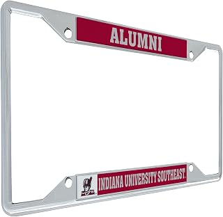 Desert Cactus Indiana University Southeast Car Accessories Grenadiers Metal License Plate Frame and Tag Holder for Front or Rear of Car (Alumni)