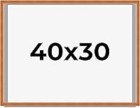 Vista 28 de Marco marrón de 18 x 24 pulgadas, marco de madera maciza de nuez de miel, ancho de moldeo de 0.875 pulgadas, profundidad de rabo de 0.875 pulgadas