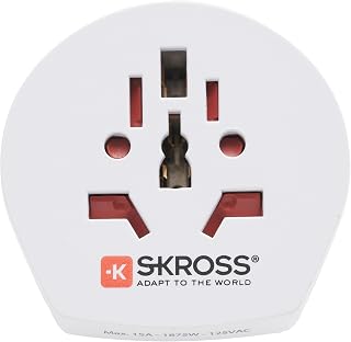 SKROSS | 1.500221-E | World to USA | Reiseadapter mit amerikanischem Standardstecker und Universalbuchse - Stoßfester Schutz