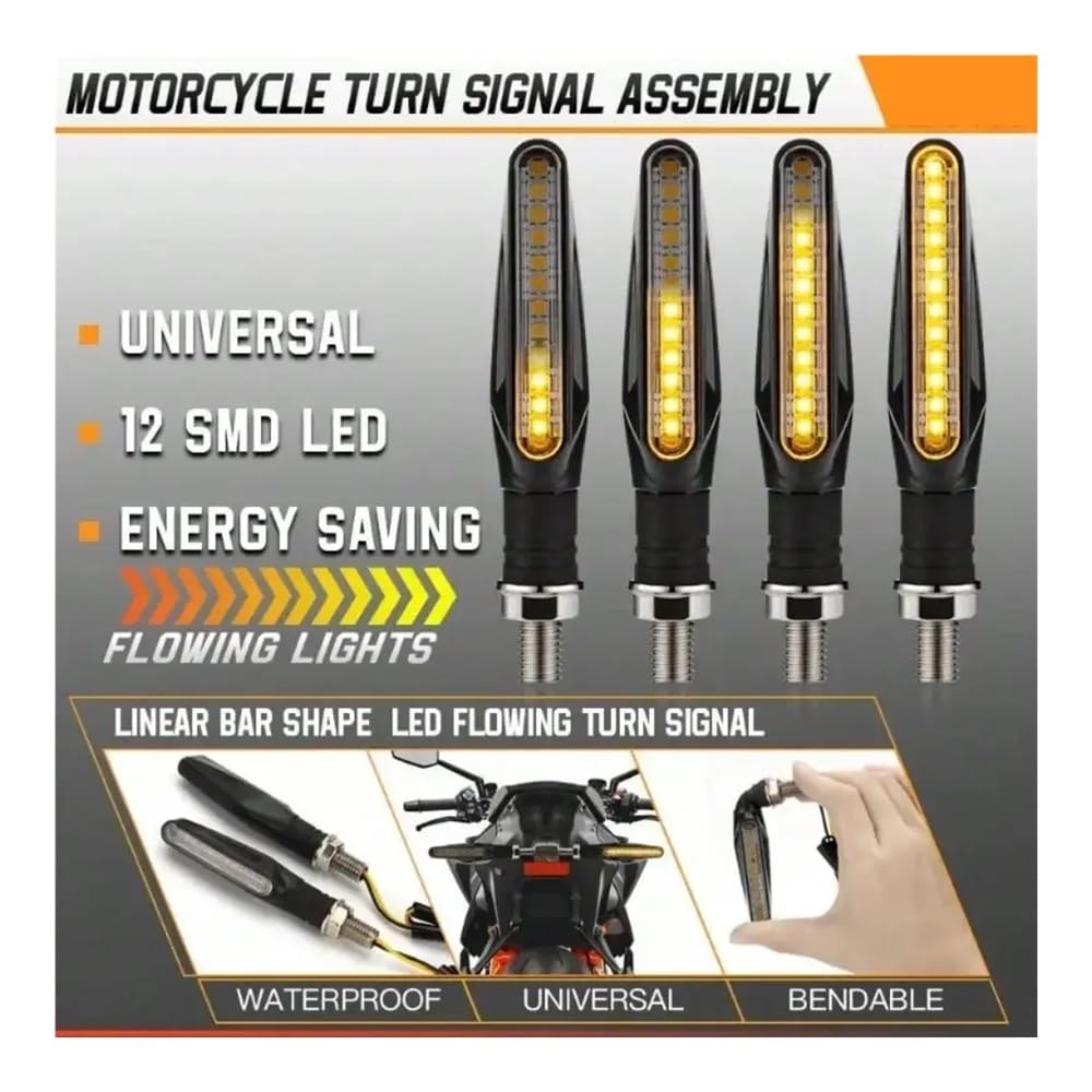 intermitentes led Para Motocicleta, Luces LED Intermitentes De