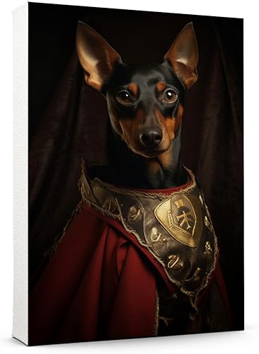 Miniatura 298 de Thuan Chow Chow Retrato de mascota con disfraz real de perro en un disfraz retrato de perro con vestimenta Retrato medieval de mascota retrato