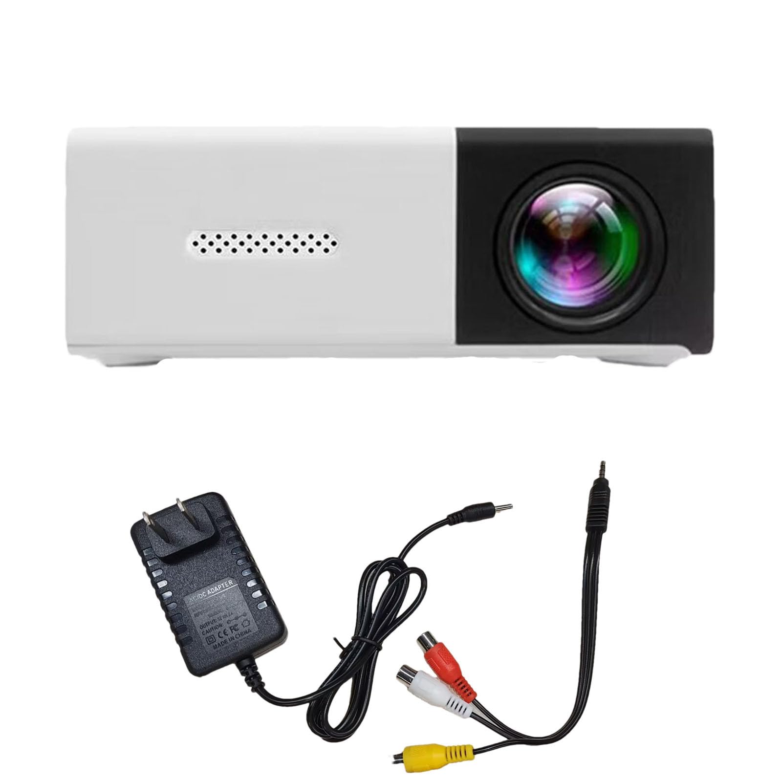 Mini Projector, Movie Video Projector, 1080P HD Portable Projector Compatible with HDMI/ USB/Tf Card, Apartment Must Haves, Tech Gadgets, Mini Tv, Cool Stuff Christmas Gifts for Women Men