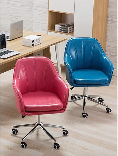 Miniatura 6 de YYDS Silla preciosa para dormitorio, silla de juegos, silla de oficina para computadora con pies de acero, silla de escritorio ergonómica giratoria