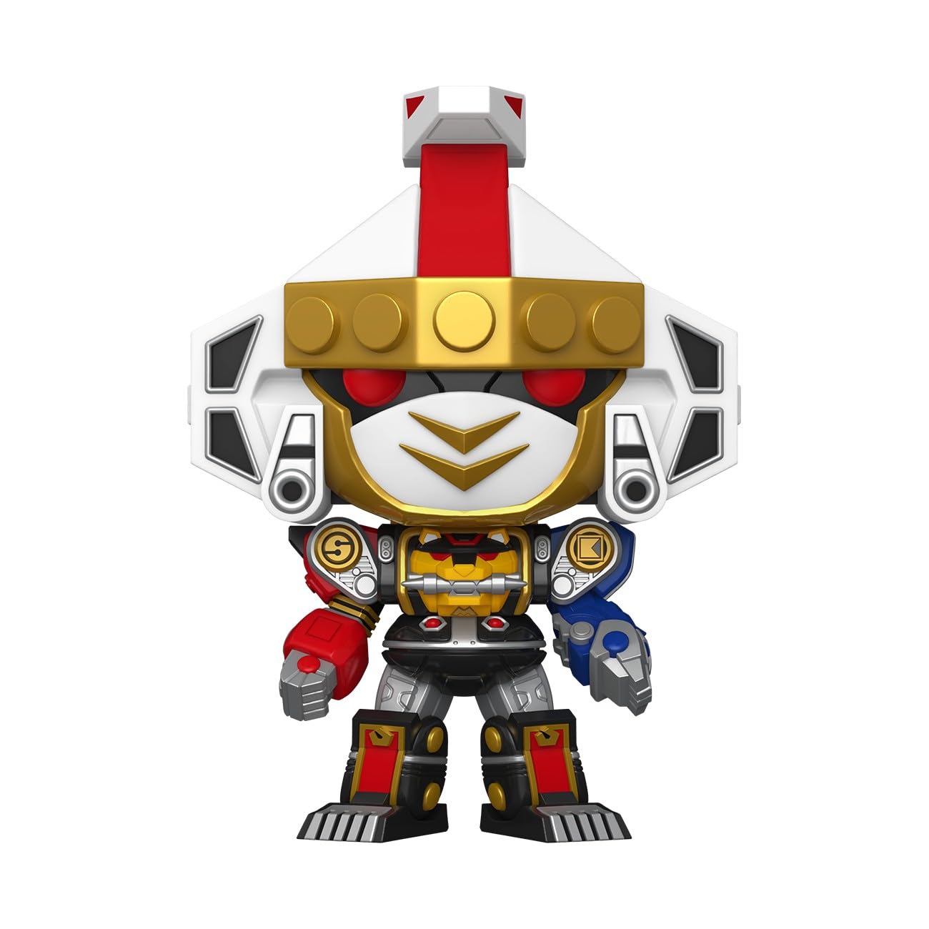 Funko POP! Super: Power Rangers Movie - Ninja Megazord (Metallic) | Offizielles Superheroes Merch - Vinyl Sammelfigur als Regal Deko - Geschenkidee zum Geburtstag für Fans und Sammler