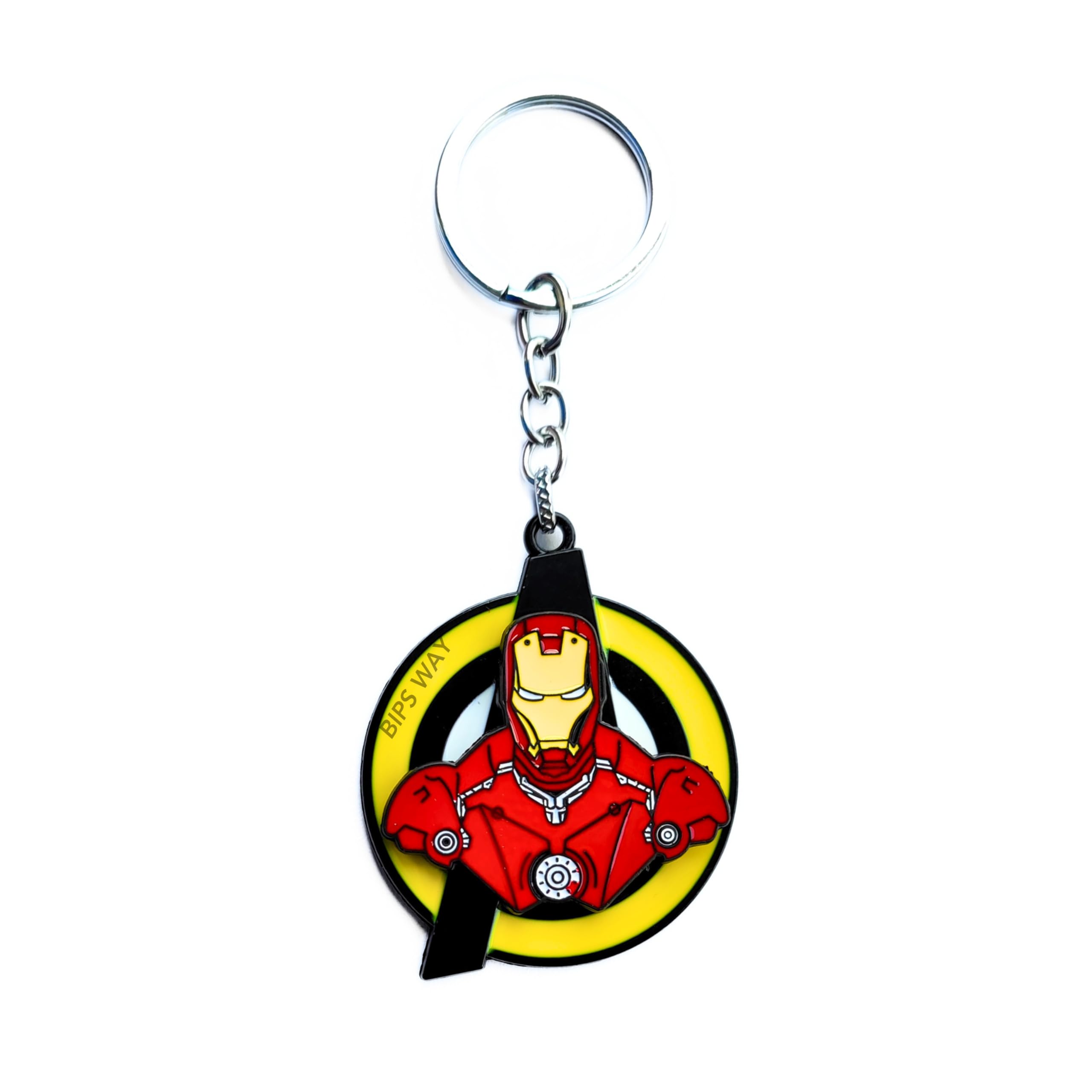 Iron Man Face Rotating Marvel Keychain Metal Unleash Superhero Style with Our Avengers Keychains Collection, Featuring A Unique Iron Man Keychain for True Fans | Avenger Keychain | Keychain Marvel-image-35