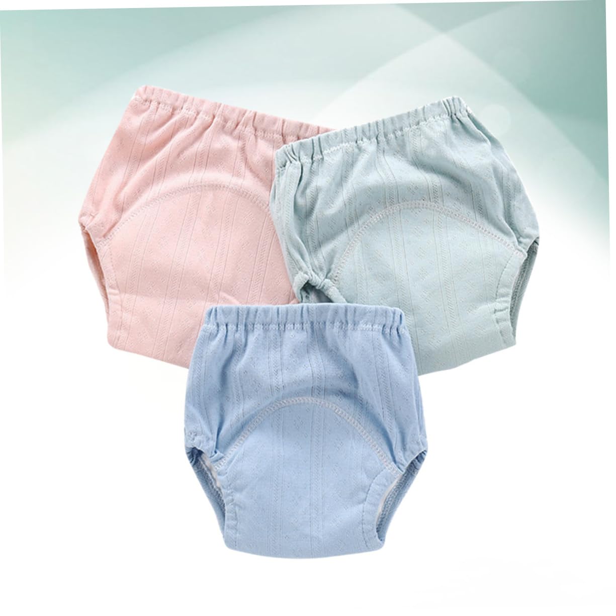 SHOWERORO 2 Sets Baby-trainingshosen 4-lagiges Atmungsaktives Material Wiederverwendbare Höschen Für Jungen/mädchen Gemischte Größen 90 Yards 3 Stück X 2