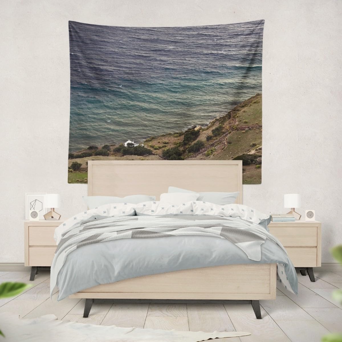 CEVAN Tapiz 3D Pared Bar Papel Tapiz Paredes Dormitorio Ofertas El Mar Papel Tapiz Tejido Tapiz Suelo Moqueta Verde Decoración De Pared Tela Estampada 350x250 cm