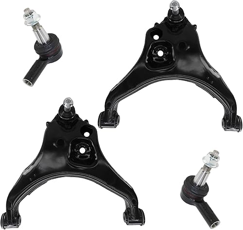 Miniatura 54 de Detroit Axle - Kit de brazos de control frontal RWD para Chrysler 300 Dodge Challenger Charger Magnum, 2 brazos de control superiores 2 rótulas