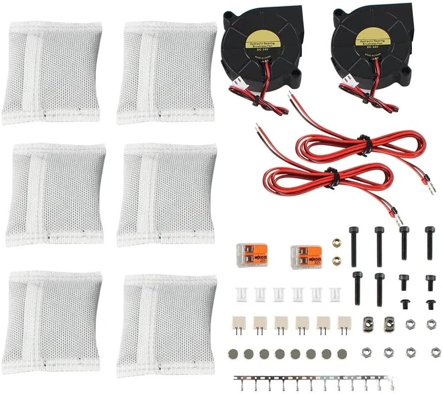 Compatible For Voron V2 Compatible For Trident V0 V2.4, Duo Activated Carbon Filter With Included Carbon