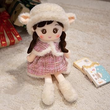 Plush Doll Plush Hugging Pillow, Pink, Soft and Comfortable, Cuddling Toy, Birthday Gift, Girls, Large Doll, 31.5 inches 80 cm, Careful Play, Christmas, Sleeping Pillow