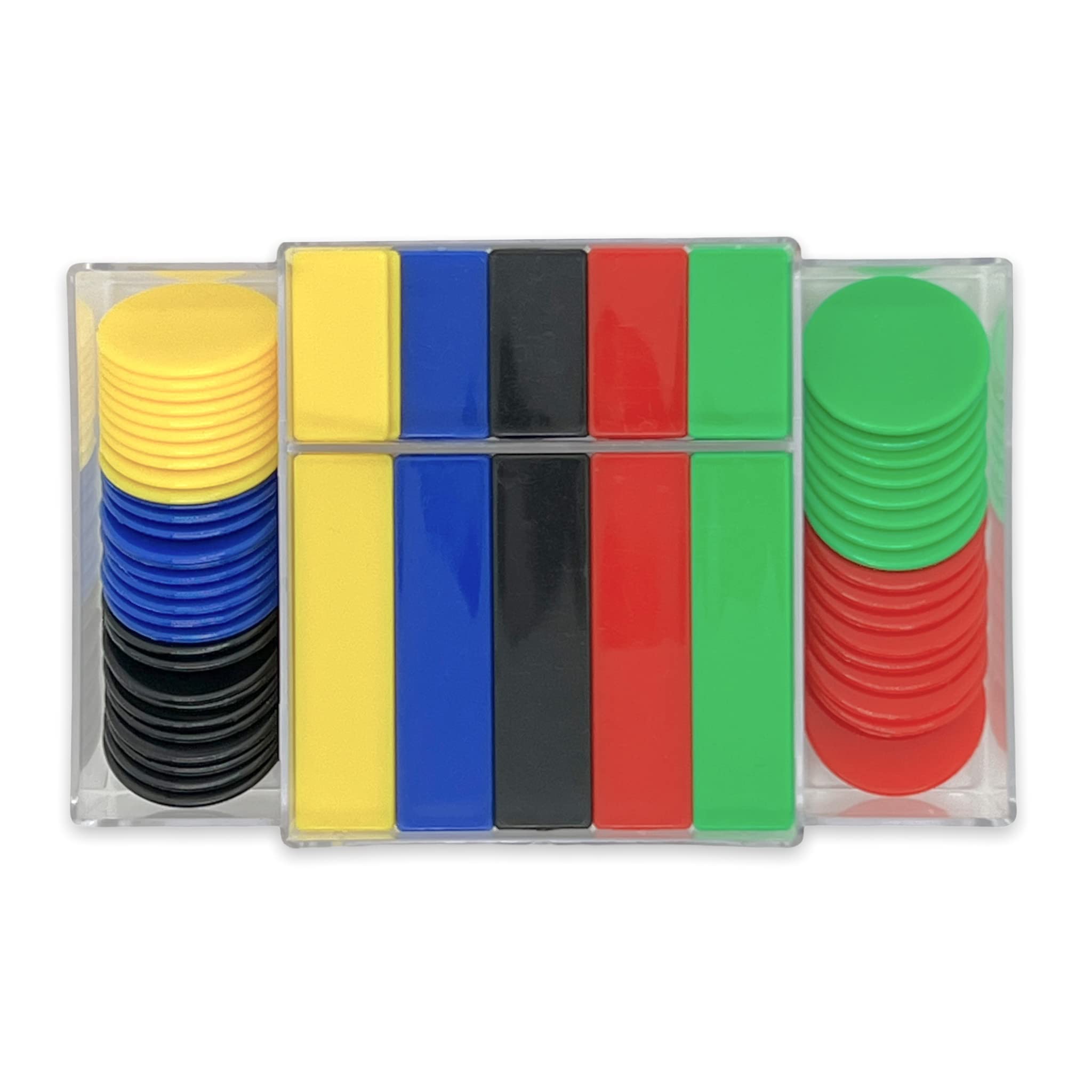 400 Jetons De Poker En Plastique - 4 Couleurs (rouge, Bleu, Vert, Jaune) - Diamètre 25 Mm - Pour Jeux, Comptage, Bingo