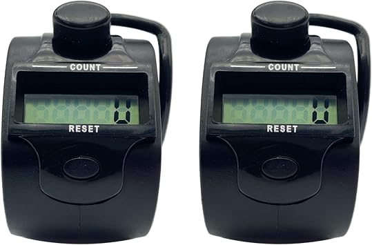 Tally Counter Digital LCD Electronic Handheld 5-Digit Number Count Clicker