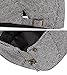 Qunson 2 Pack Men's Adjustable Flat Cap Ivy Gatsby Newsboy Hat