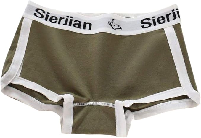 Amazon Plus Nao プラスナオ ボックスショーツ レディース ボーイレッグ ボクサータイプ 下着 女性用 一分丈 ショーツ インナー パンツ 単品 シン M グリーン ショーツ 通販