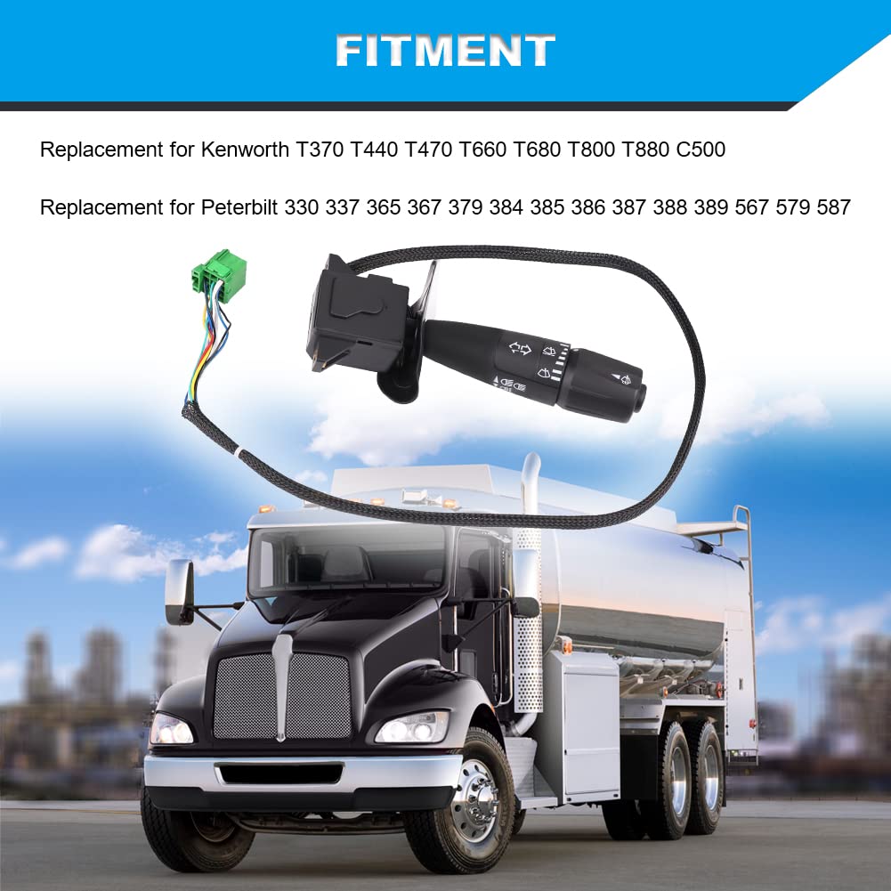 Turn Signal Switch W/ 8 Wire For Kenworth Peterbilt Replace P27-1067 - View #4