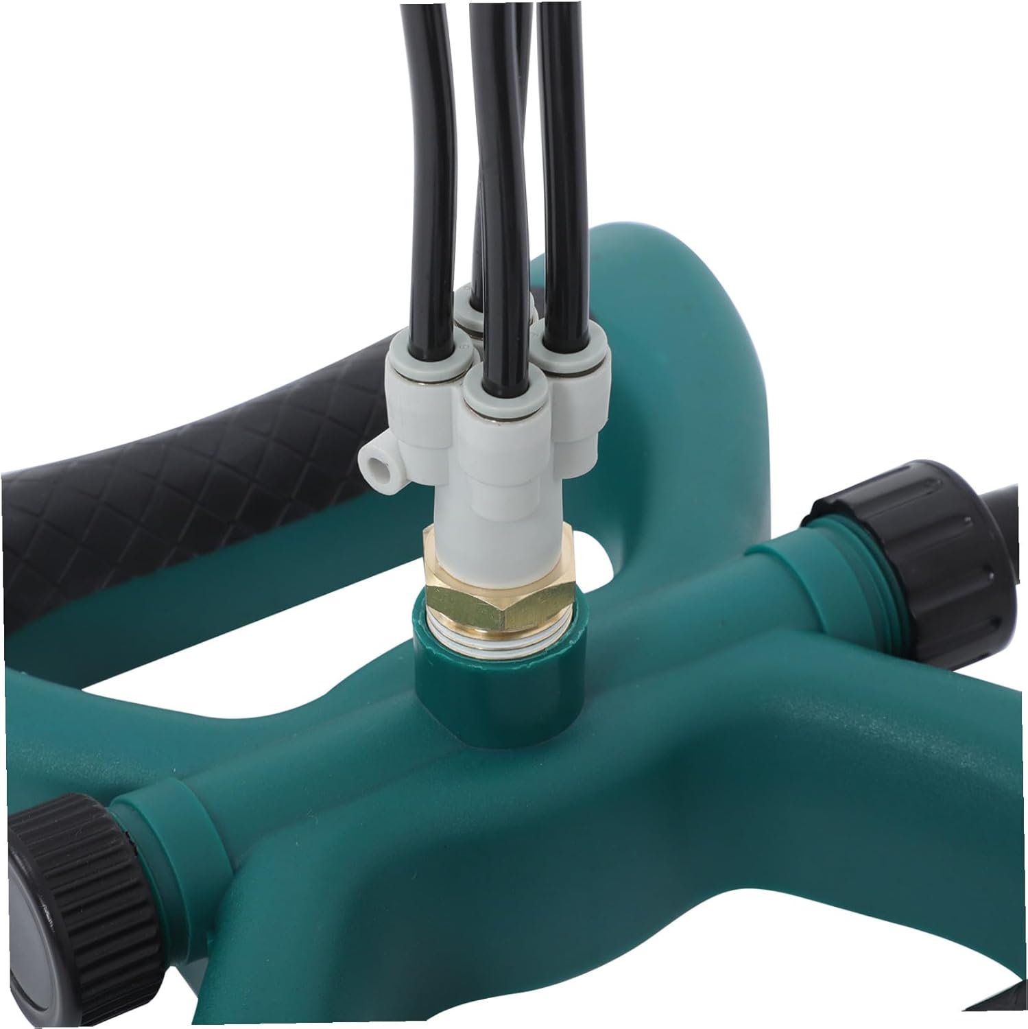 Outdoor Standing Mister Cooling System for Patio and Backyard Portable Freestanding Misting Fan with Hose for Garden and Outdoor Activities Effective Cooling for Hot Summer Days