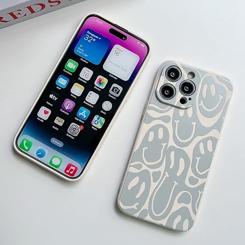 Miniatura 5 de KERZZIL Bonita funda para teléfono compatible con iPhone 13 Pro, fundas de silicona líquida, diseño femenino de caricaturas, goma de gel suave de