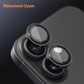 Metal 9H Camera Lens Protector (Blue) Compatible with BUFF LABS iPhone 17