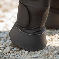 Vista 7 de Dura-Tech Botas de envío de caballos con forro polar Tamaño grande Color negro Cobertura completa de las piernas, resistente 600D Ripstop
