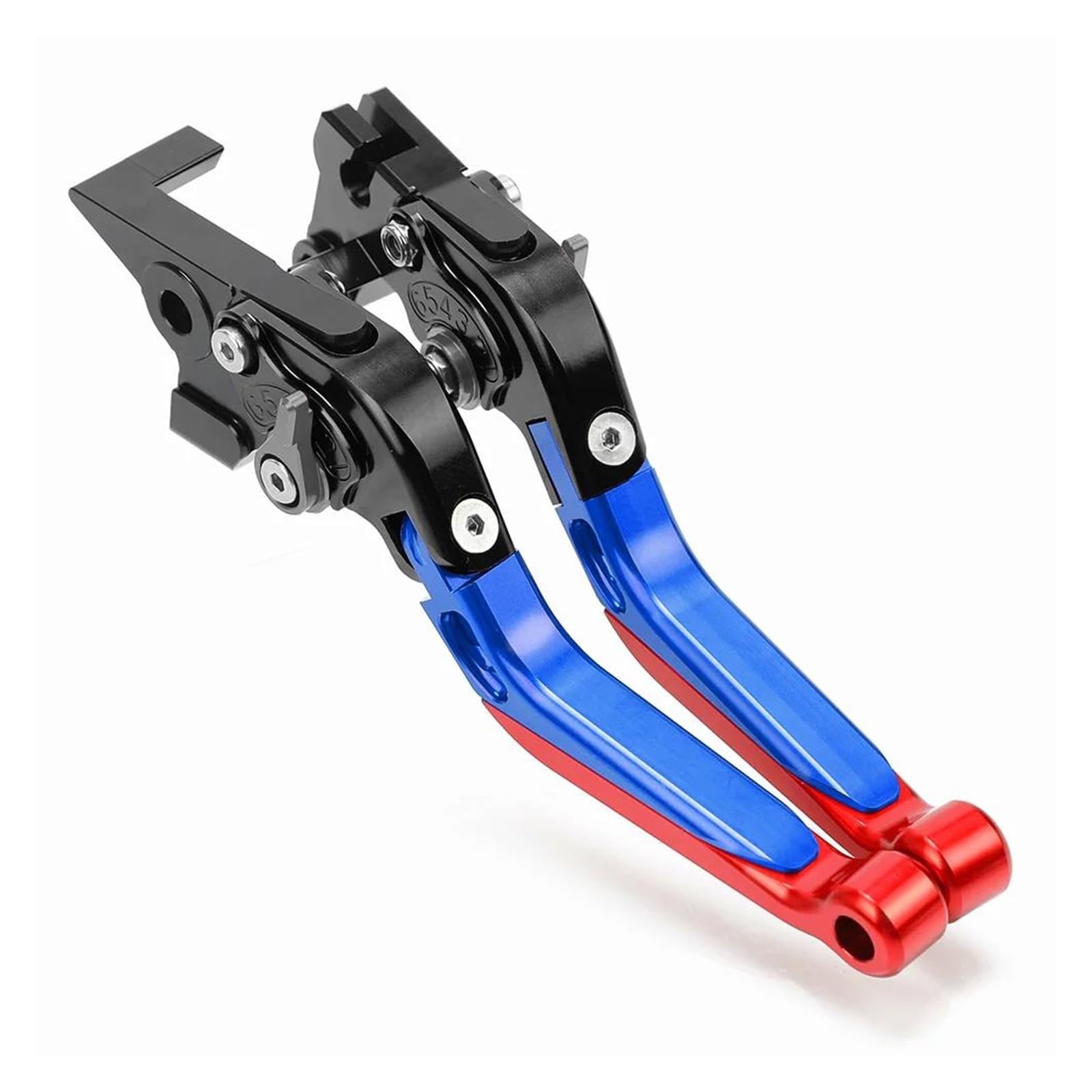 RVEVFBKBAL Motorcycle Brake Clutch Levers Handle Lever for VFR400 NC30 VTX1300 Retro NSR250 CBR400 RVF400 NC35 Adjustable Foldable(Q)