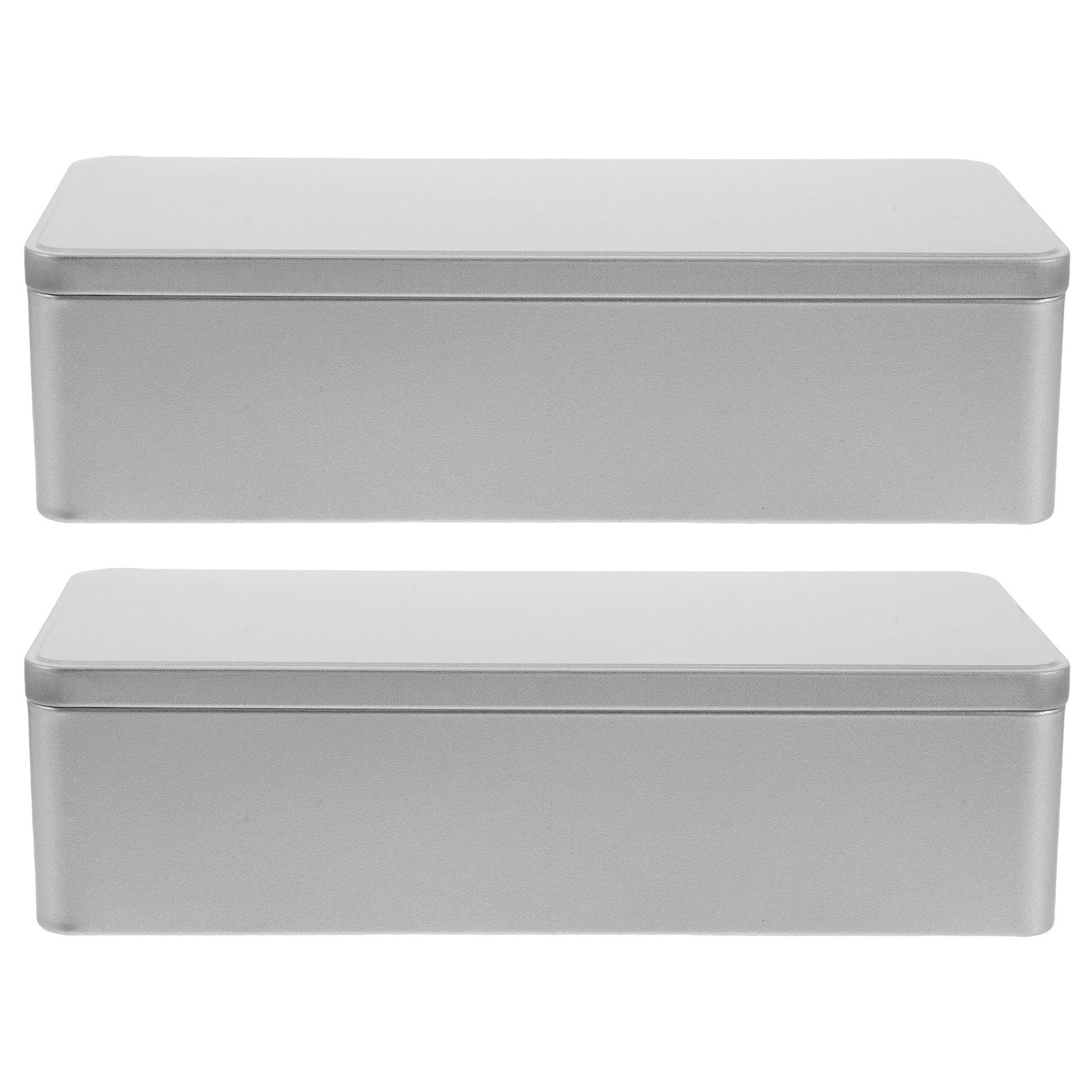 Caja de hojalata para galletas premium con acabado metálico minimalista resistente