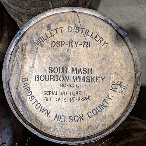 Midwest Barrel Company Authentic Bourbon/Whiskey Barrel (53 Gallon) Used Genuine American White Oak Wood Barrel for Decoration, Furniture & DIY Projects - Thumbnail 2