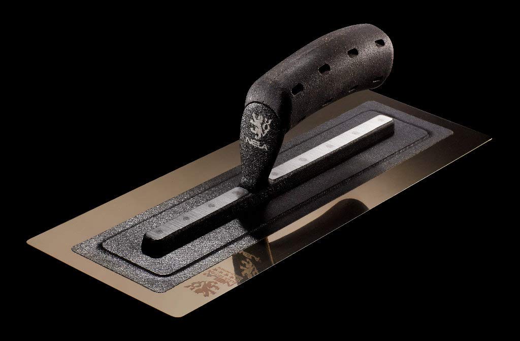 NELA Premium Black Edition Glättekelle 330 x 120mm rostfrei Glättkelle Traufel Glätter Made in Germany