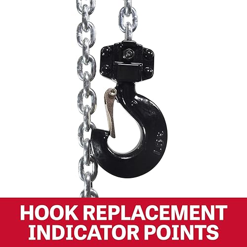 Miniatura 5 de JET JLH-150-20PSH, polipasto de palanca de 1-12 toneladas, elevación de 20 pies con protección contra sobrecarga y ganchos para astillero (376803)