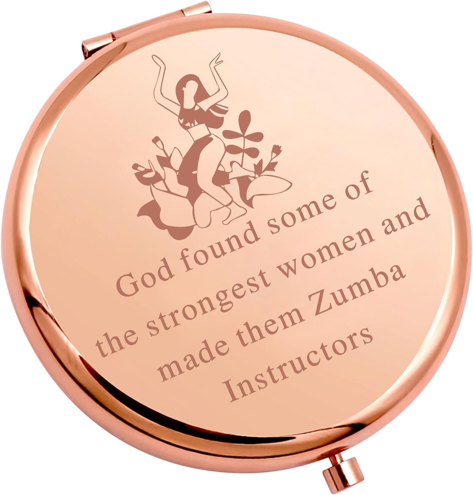 SEIRAA Zumba Dance Fitness Instructor Coach Gift Zumba Instructors Makeup Pocket Mirror Zumba Lovers Foldable Mirror (Zumba Pocket Mirror)