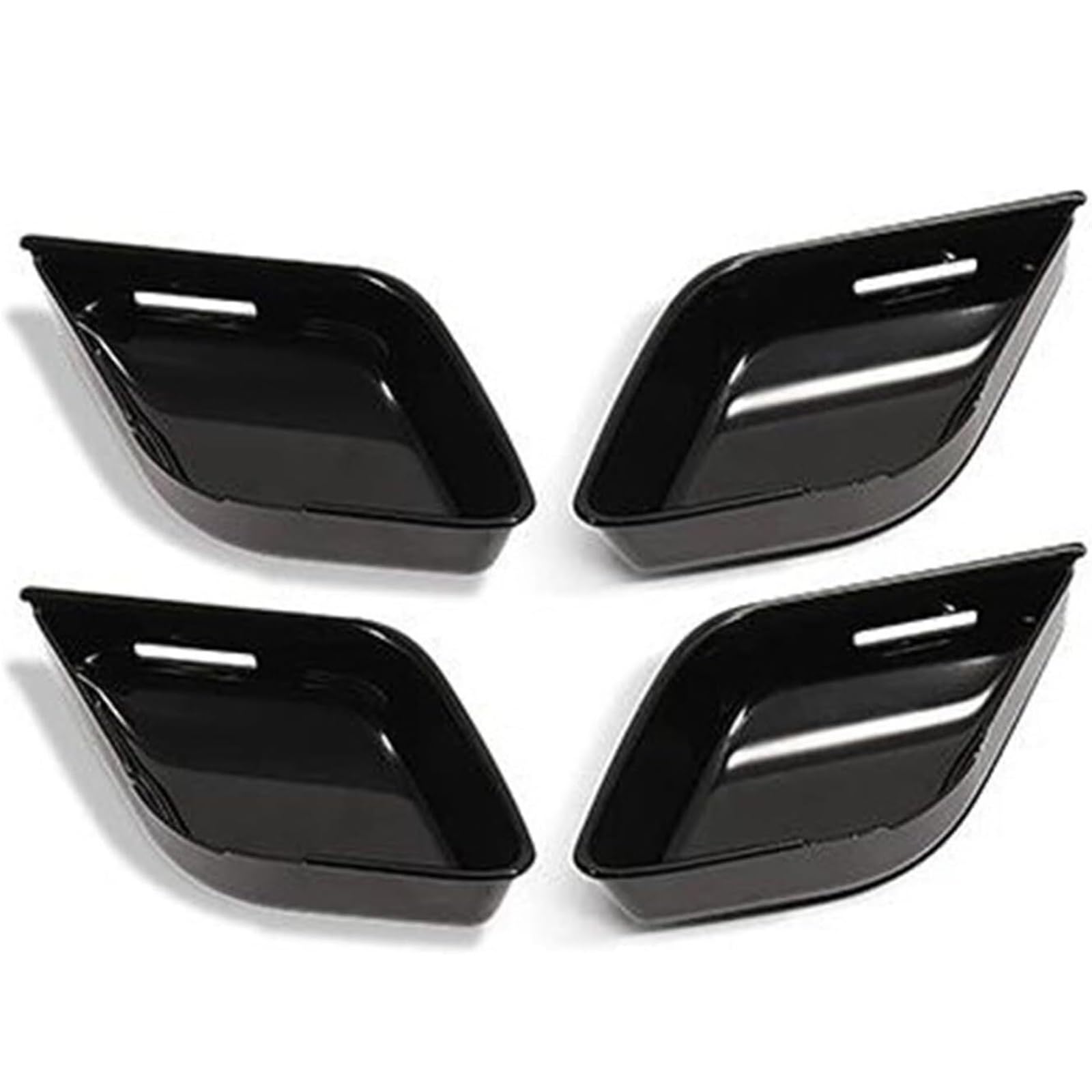 Zynther Black Inside Door Latch Handle Inner Door Handle Bowl Decor Cover Trim Interior Accessories For Mercedes For Benz(Black)
