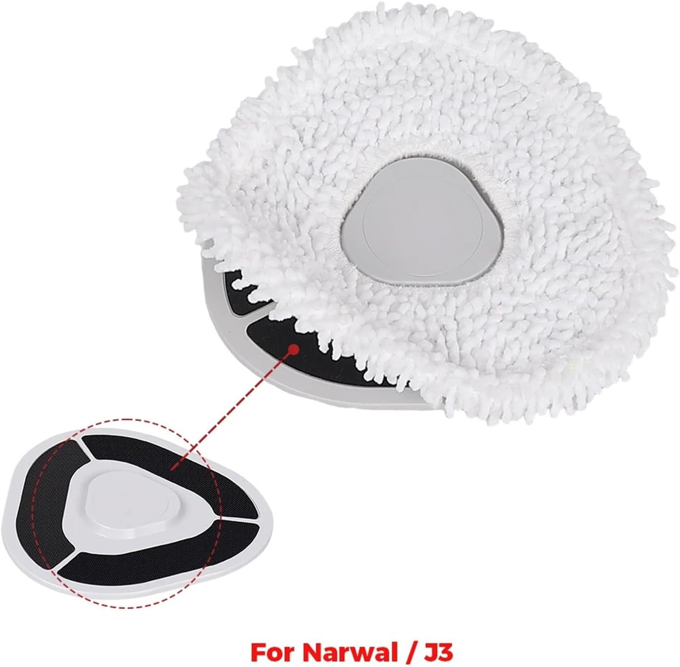 Mop Rags Bracket Accessories,Compatible With Narwal J3/J4/Freo X Ultra/J4 Lite/J5/Freo Z Ultra Sweeping Robot Vacuum Cleaner Mop Cloth Stand