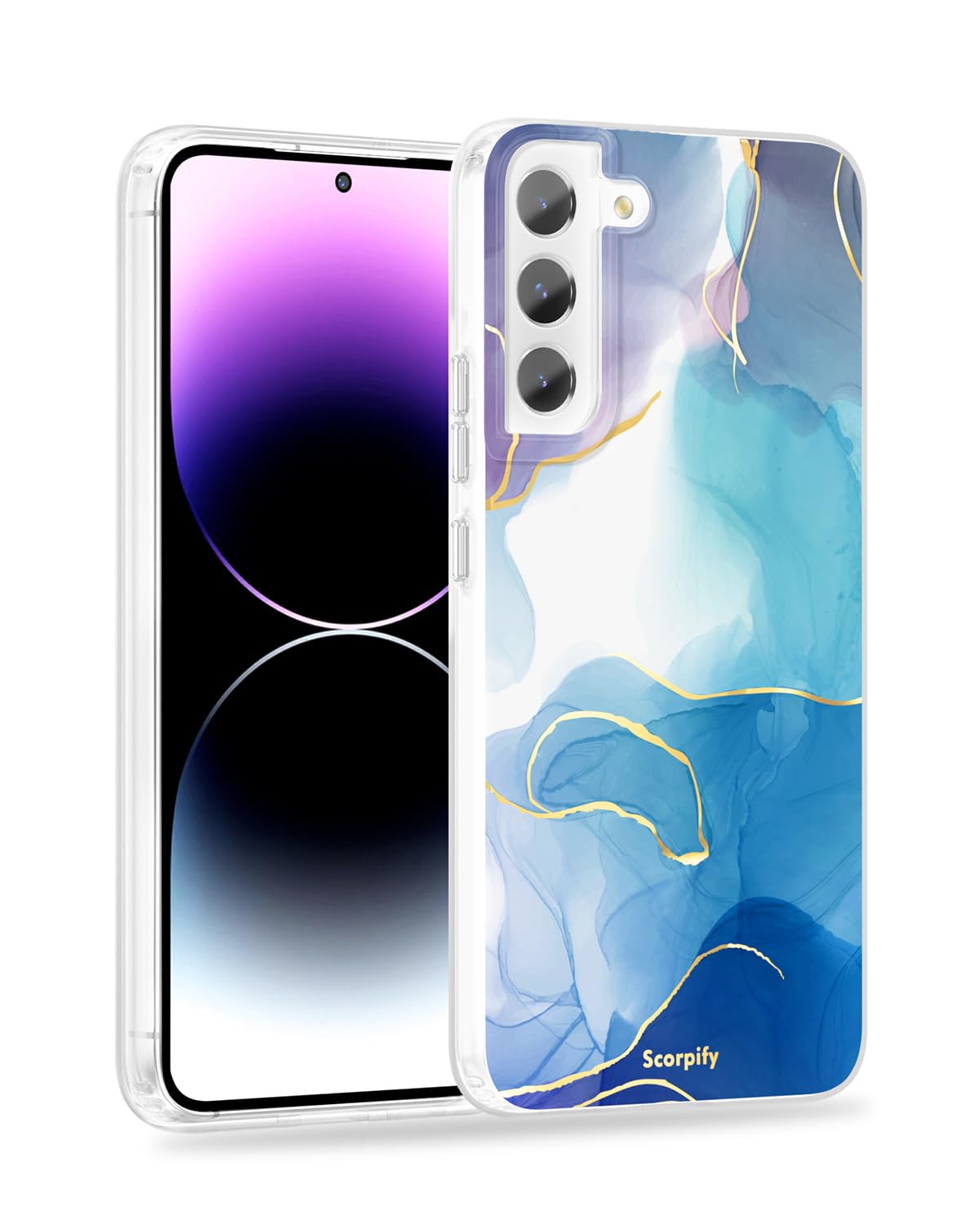 Coque Samsung S22 Plus antichoc et magnétique fleur d'or - 8