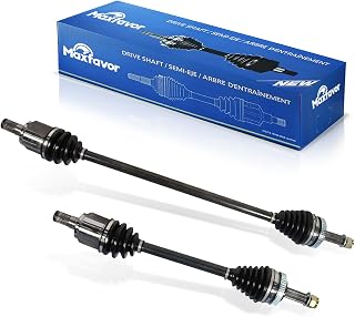 Maxfavor CV Axle Shafts for 2003-2008 Toyota Corolla 1.8L Sedan Automatic - Front Left & Right Sides
