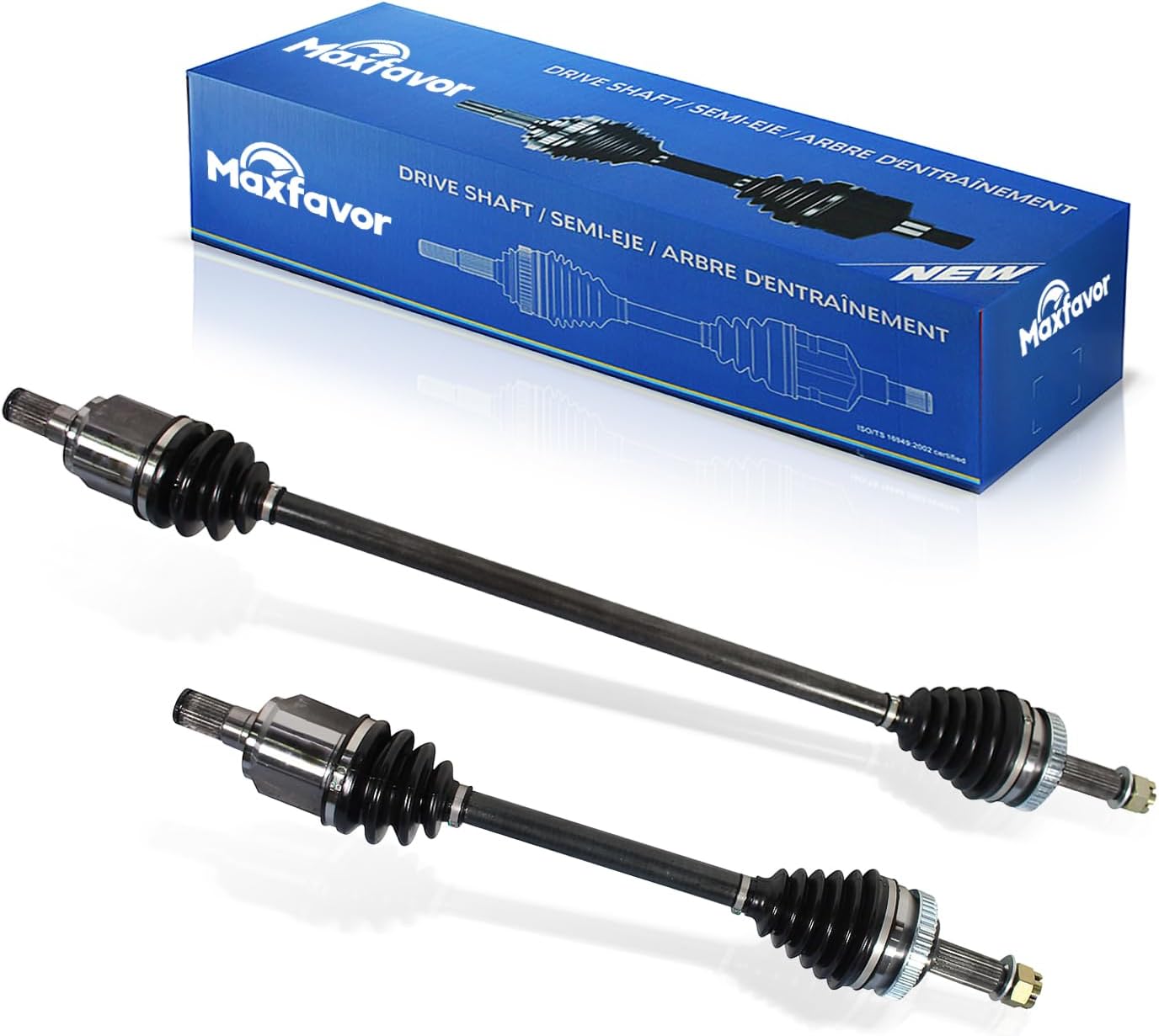 Maxfavor CV Axle Shaft Assembly fit for Chevy Aveo 2004-2011, Chevy Aveo5 2007-2011, Pontiac G3 2009 CV Axle Front Passenger Driver Side - Automatic Trans