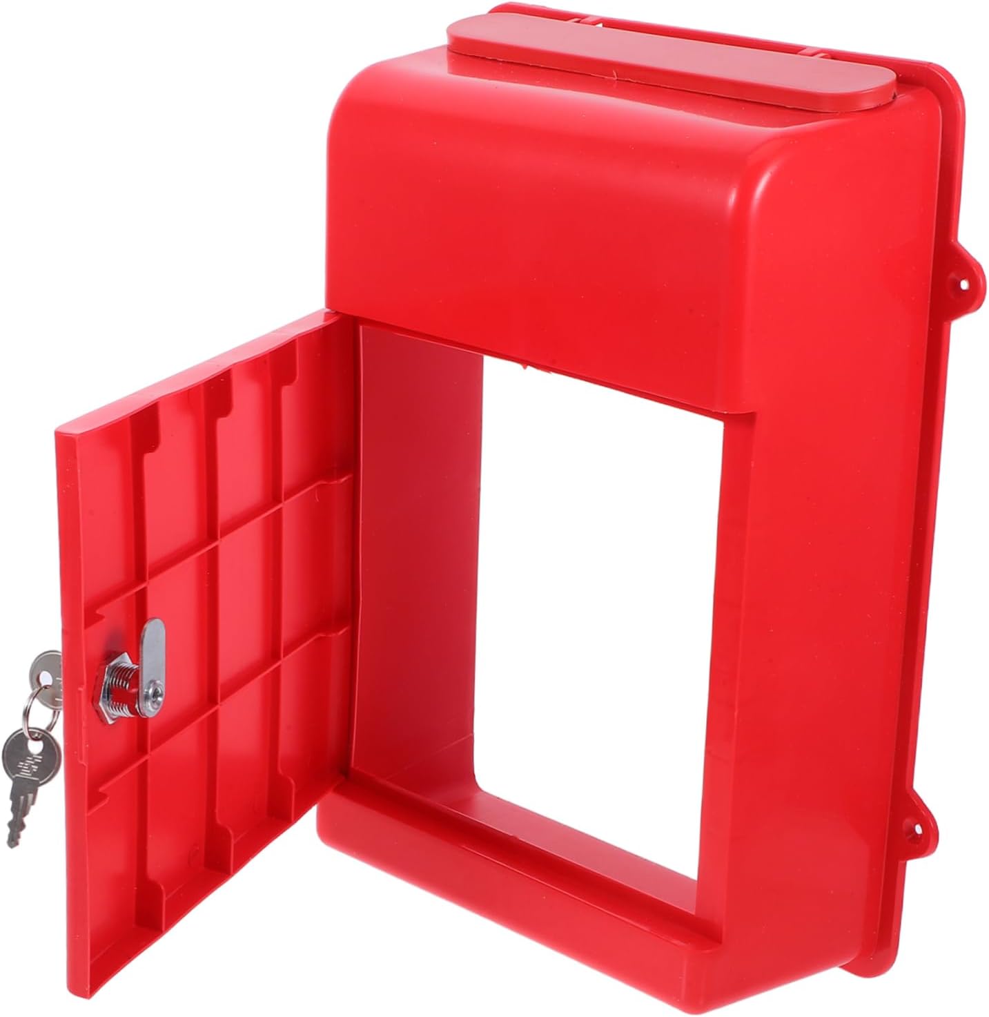 Lockable Wall Mount Mailbox Weatherproof Box Lock Collection Box for Cards Money