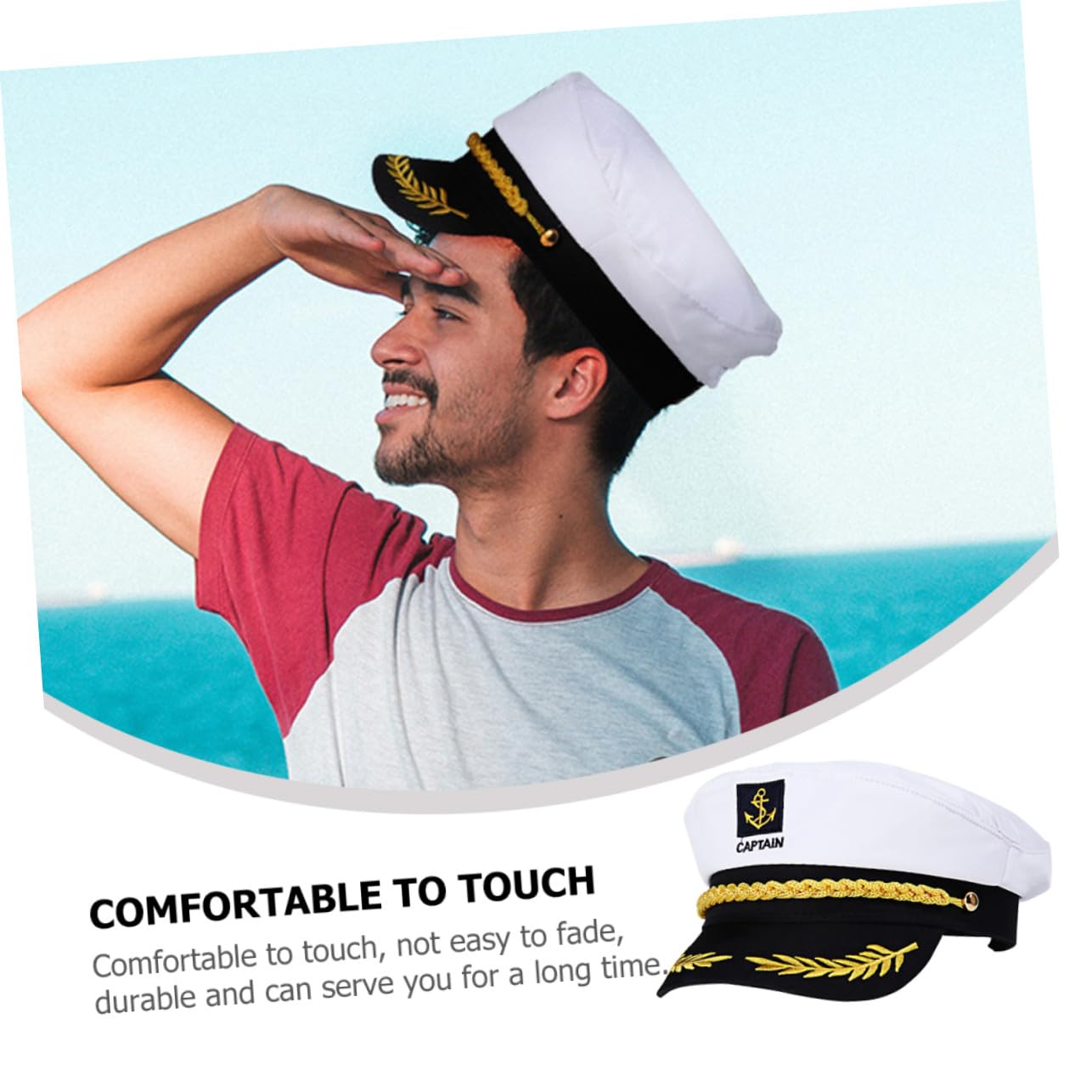 GALPADA 20 Pezzi Cappelli da Capitano Ricamati per Cosplay e Feste Marinaresco Cappelli Resistenti e per Ruoli e Party Nautici