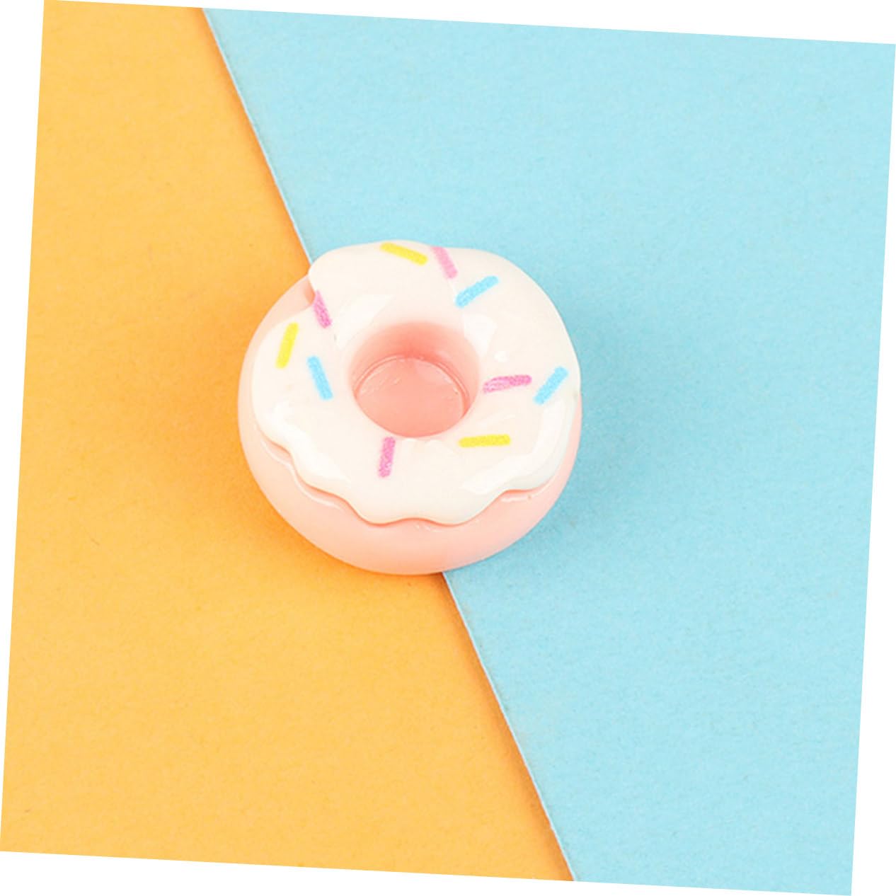UPKOCH Lot De 20 Mini Donuts Résine – Accessoires Cuisine Pour Maison De Poupée, Jouets Alimentaires Réalistes, Décoration Miniature