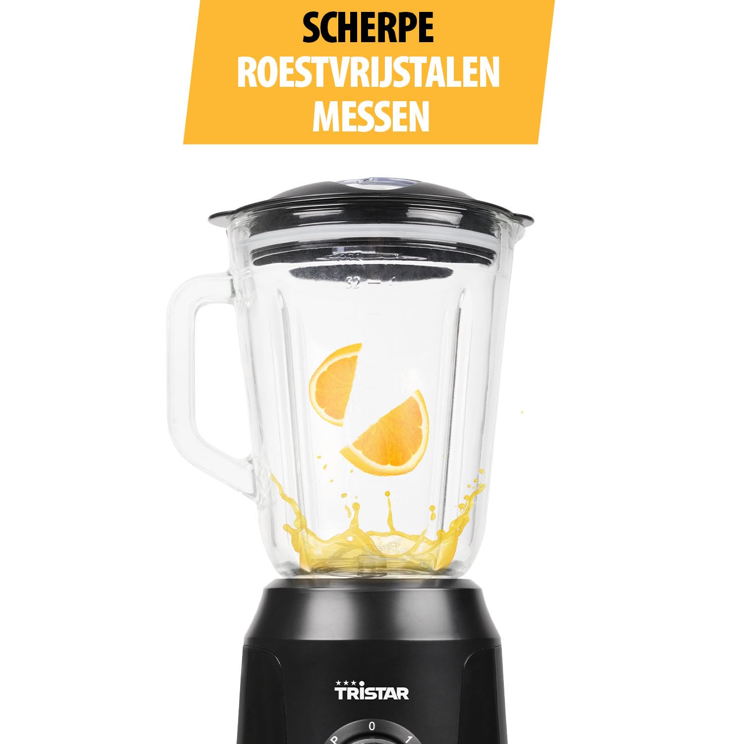Emerio BL-12816.8 BL-12816.8 Blender, BPA-vrij, crush ijs-functie, 1,5 liter, 2 snelheden pulse-functie, meseenheid van roestvrij staal, veiligheidsschakelaar, vaatwasmachinebestendig, 500 watt