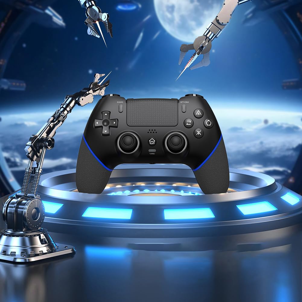 Controlador inalámbrico para juegos Gamepads giroscópicos de 6 ejes, vibración dual, Gamepad para PS4/PC